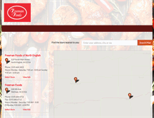 Tablet Screenshot of freemanfoods.net